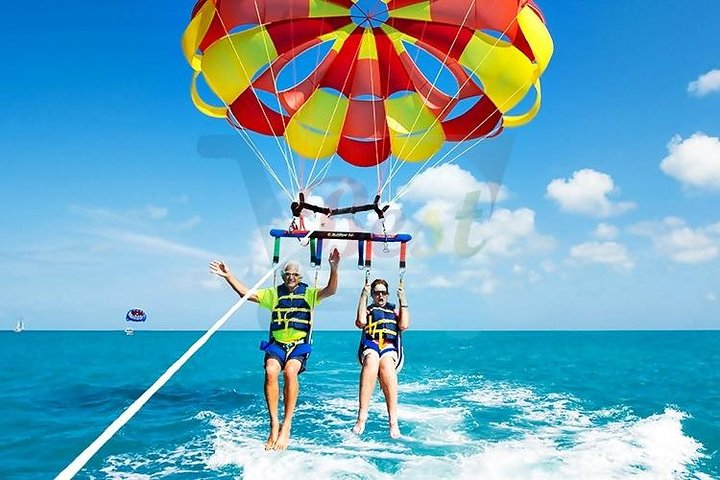 Marvelous Ile aux Cerf island: Speed Boat, Parasailing, Lunch & GRSE waterfall - Photo 1 of 25