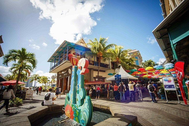 Caudan waterfront mall.
.