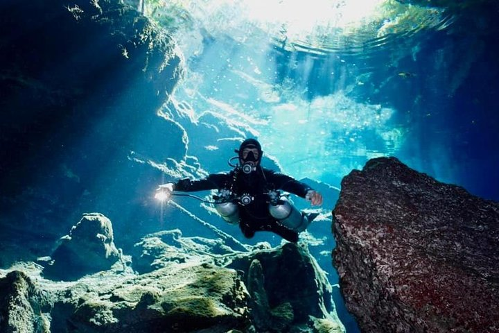 1 day of diving in Cenotes price for 2 certified divers - Photo 1 of 3
