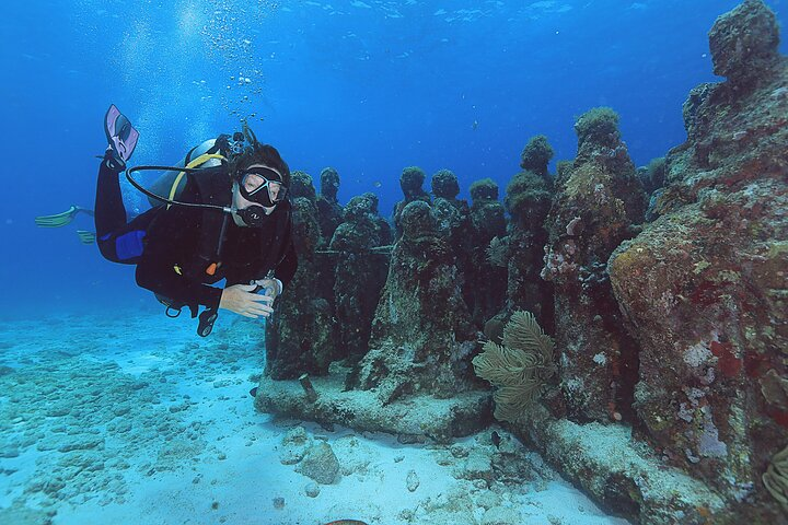 2 Tanks Dives Cancun Underwater Museum for Certified Divers - Photo 1 of 6