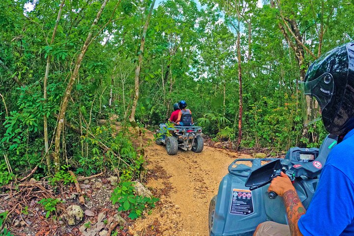 crossing the mayan jungle in ATV