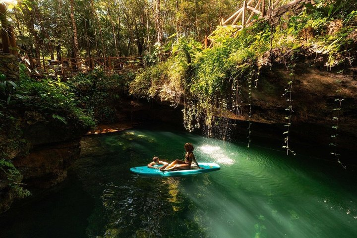 3 Hidden Cenotes Experience & Puerto Morelos Reef Snorkeling - Photo 1 of 20