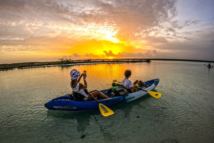 Bacalar Sunrise in Kayak - Photo 1 of 7