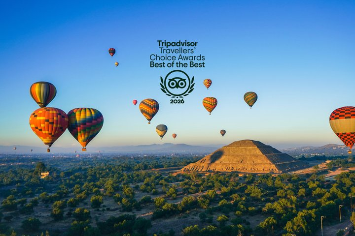 Balloon flight + pick up in CDMX + Breakfast in Cave + Pyramids - Photo 1 of 25