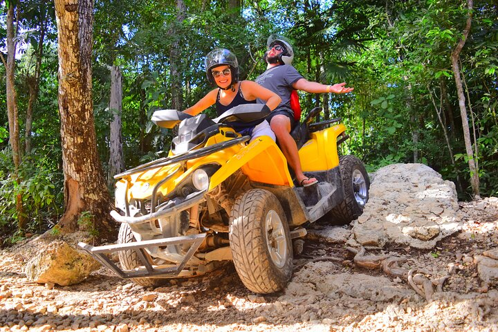 ATV tour, Zipline circuit and cenote