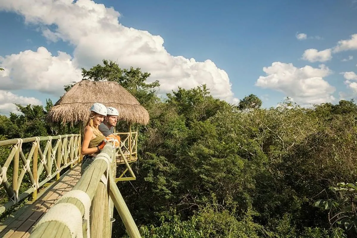 Cancun Combo Tour: Zipline and Off-Road Buggy Adventure in Cancun
