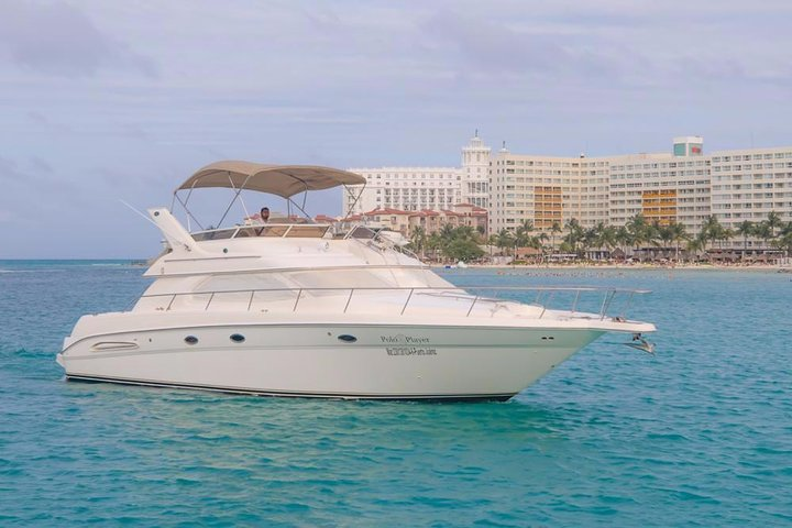 Cancun Yacht Tour - SEARAY YACHT 46 FT GREAT FOR SUNSET 15 PEOPLE MAX 25P9 - Photo 1 of 9