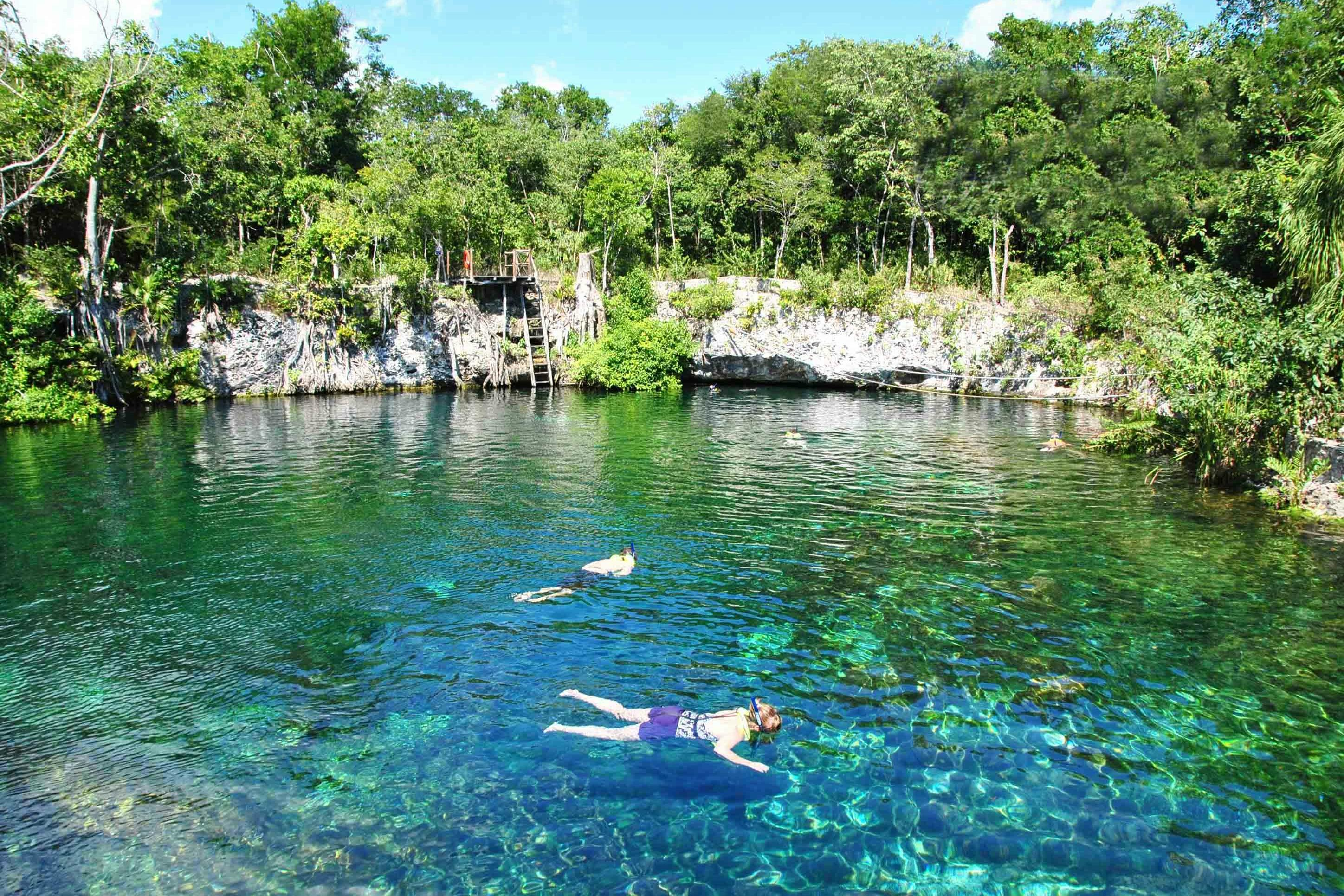 Cancún: Caribbean Snorkeling Tour with Open Sinkhole, Cavern, and Ocean Inlet - Photo 1 of 4