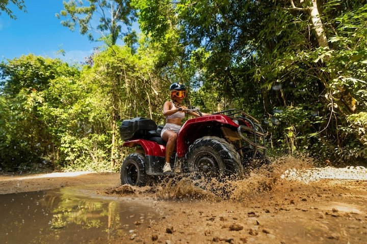 From Playa del Carmen ATV Adventure with Ziplines, Cenote - Photo 1 of 17