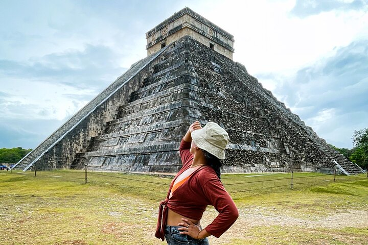 Take amazing shots of Chichen Itza pyramids!