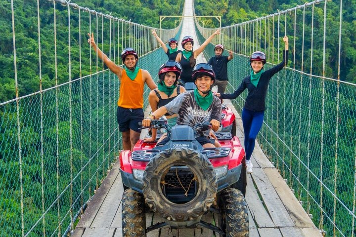 Combo ATV Jorullo Bridge + Zipline Tour and Mule Ride - Photo 1 of 10
