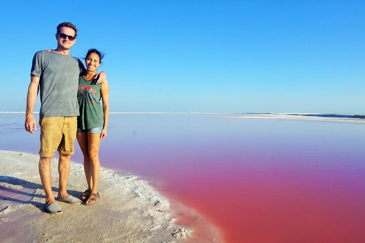 Discover a Pink Lagoon in The Coloradas with Transportation from Cancún - Photo 1 of 24
