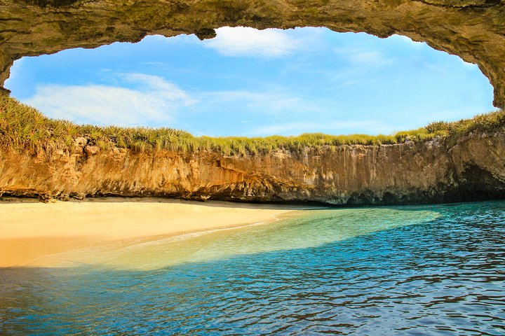 Swim up to one of the most secluded beaches in the world...