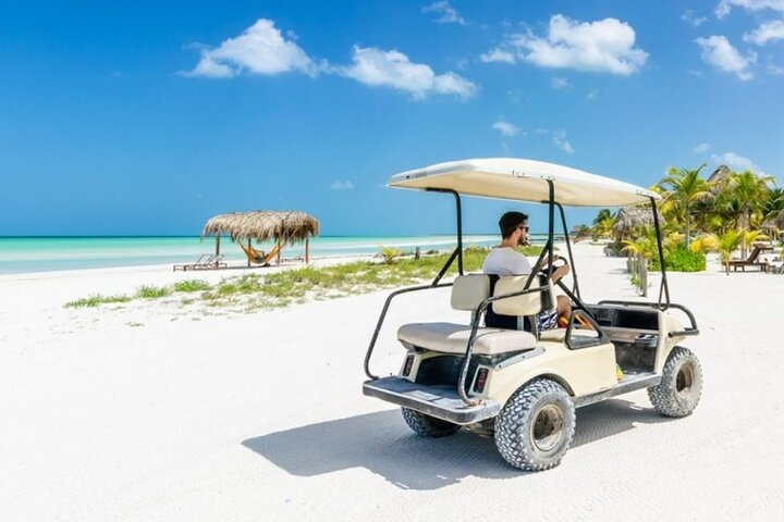Holbox Island Tour Golf Cart Ferry with Lunch and Transportation - Photo 1 of 11