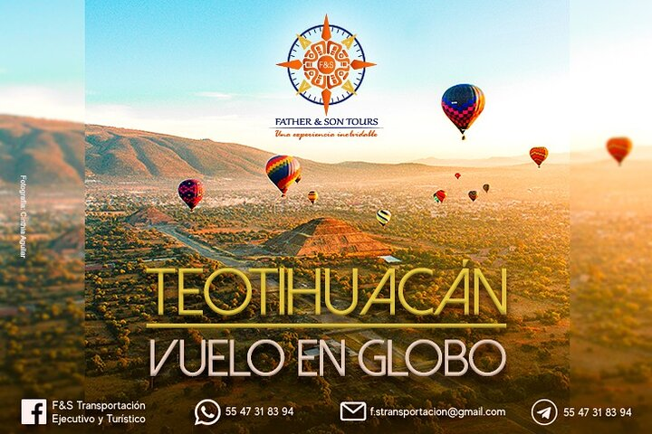 Hot Air Balloon Ride in Teotihuacan & Archaeological Zone. - Photo 1 of 18