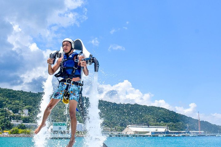 Amazing adventure, Jet Pack at Caribbean Sea