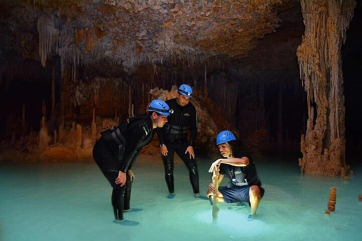 Explore the underground River in the middle of the jungle