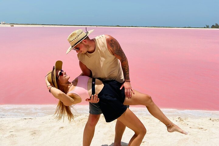 Las Coloradas Pink Lakes Tour with Transport from Tulum - Photo 1 of 25