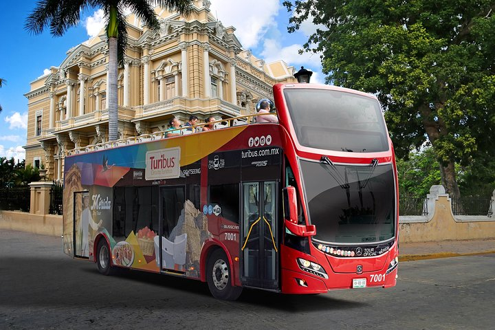 Panoramic Sightseeing Bus City Tour of Merida with 2 Routes - Photo 1 of 15