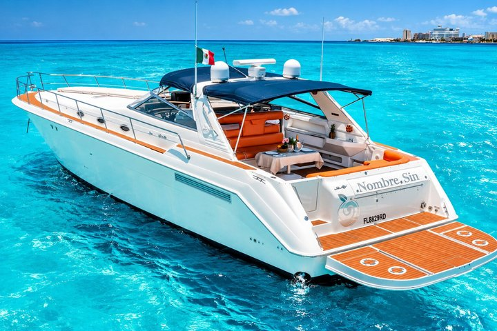 Private Luxury Yacht 55FT Rental in Cancun - Photo 1 of 25