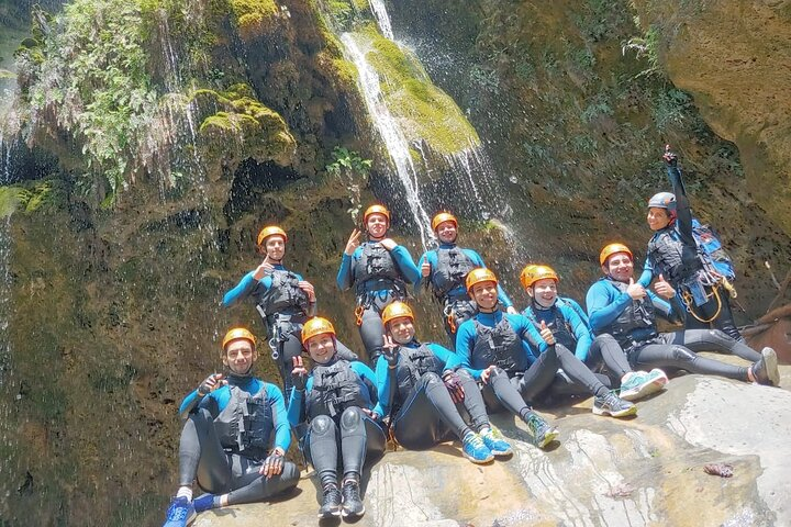 Guerrero team in the Matacanes canyon