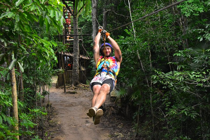 Single ATV, Horseback Riding, Ziplines and Cenote Swim - Photo 1 of 12