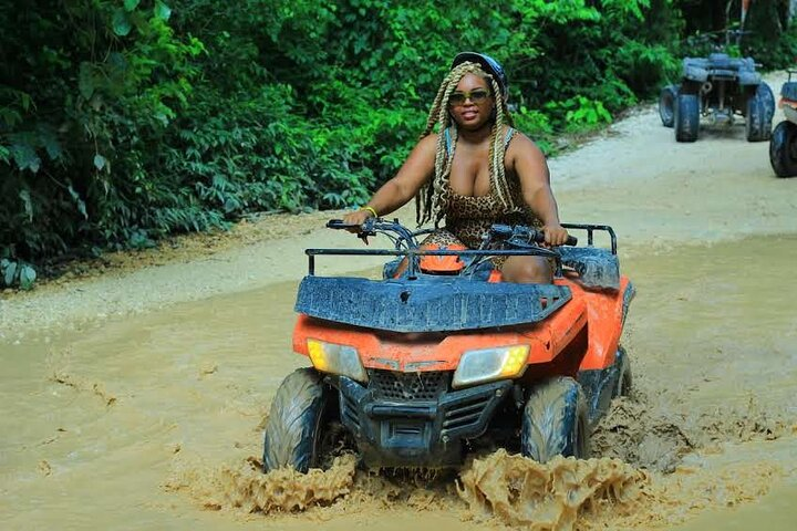 Cancun ATV, 4 Ziplines, Lunch, Transportation & Tequila Tasting - Photo 1 of 14