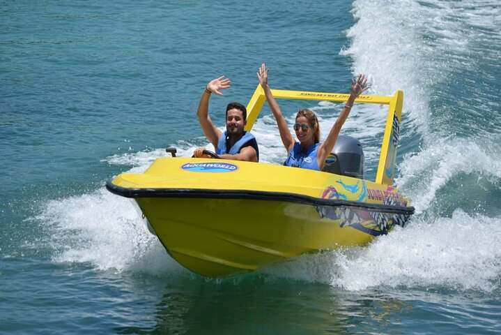 Speedboat Across the Mangroves and Parasailing in Cancun - Photo 1 of 8