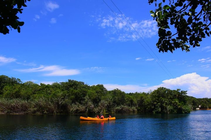 Tankah Lagoon tour the lagoon in a canoe while relaxing with birdsong.