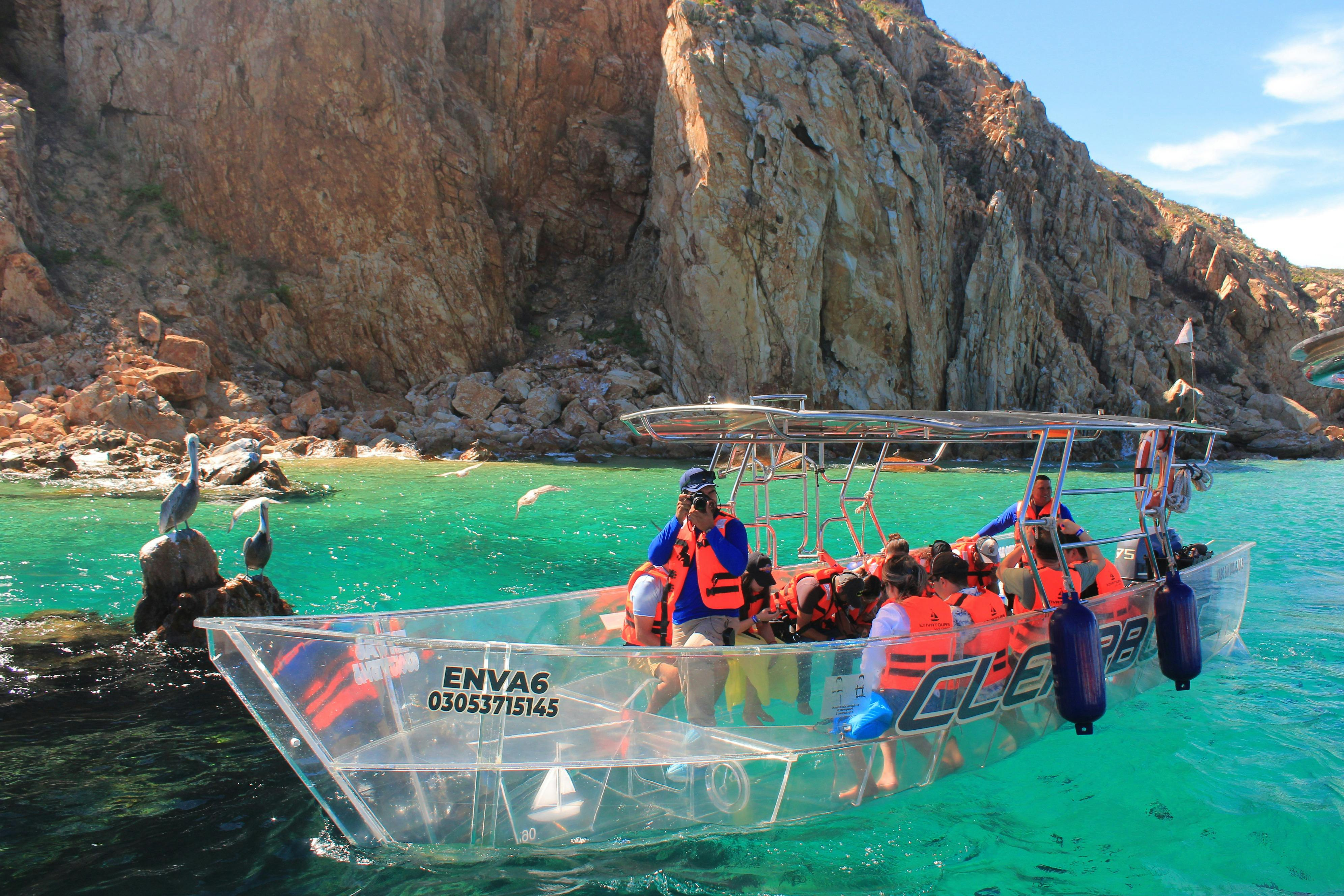 Los Cabos: Guided Transparent Boat Tour - Photo 1 of 11