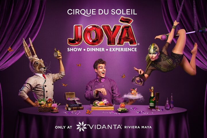 5+ People: Hotel Pick up-Drop off+Cirque du Soleil JOYÀ Tickets - Photo 1 of 12