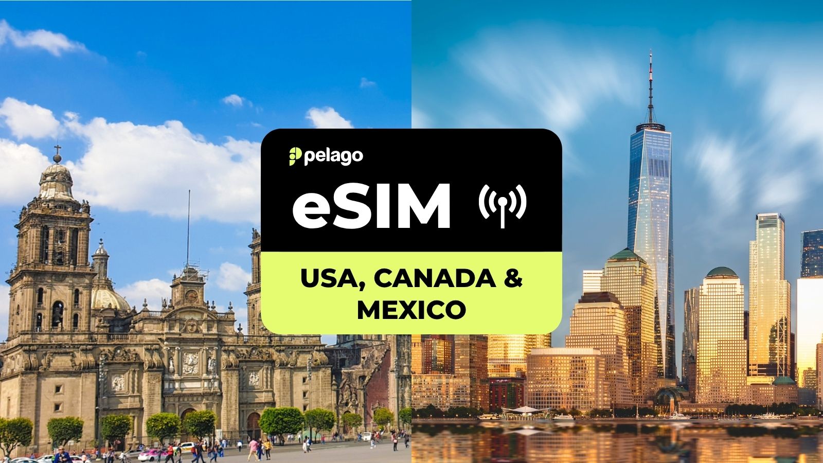 USA, Canada & Mexico eSIM by Pelago - Photo 1 of 4