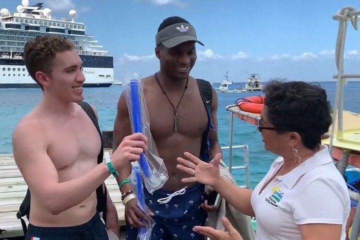 VIP Private Glass Bottom Boat and Snorkeling, 3 Reefs in Cozumel - Photo 1 of 10