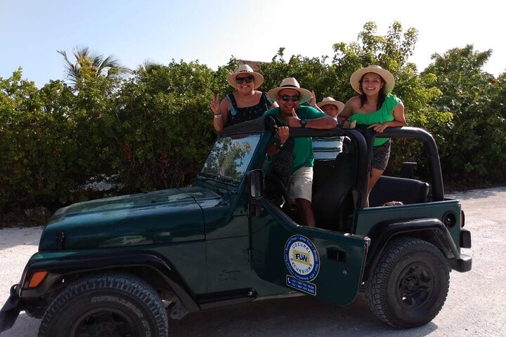 Visit Cozumel by Jeep with Zip Line, Snorkel, Food and Beach - Photo 1 of 11