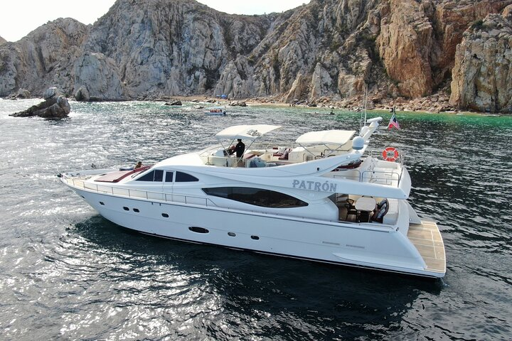 Luxury Yacht Charter in Cabo San Lucas - Ferretti 88ft. - Photo 1 of 10