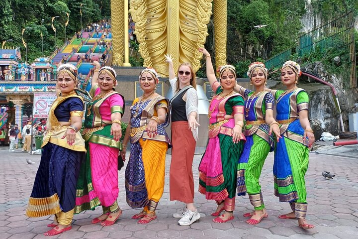 Energetic atmosphere at the holy site of Batu Caves