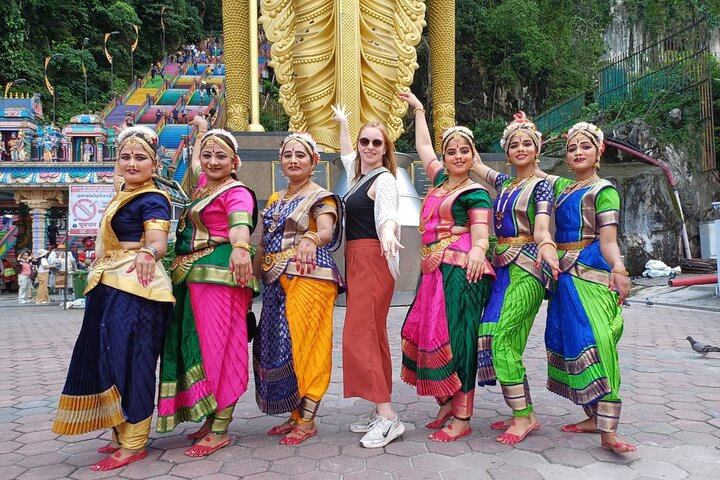 Energetic atmosphere at the holy site of Batu Caves