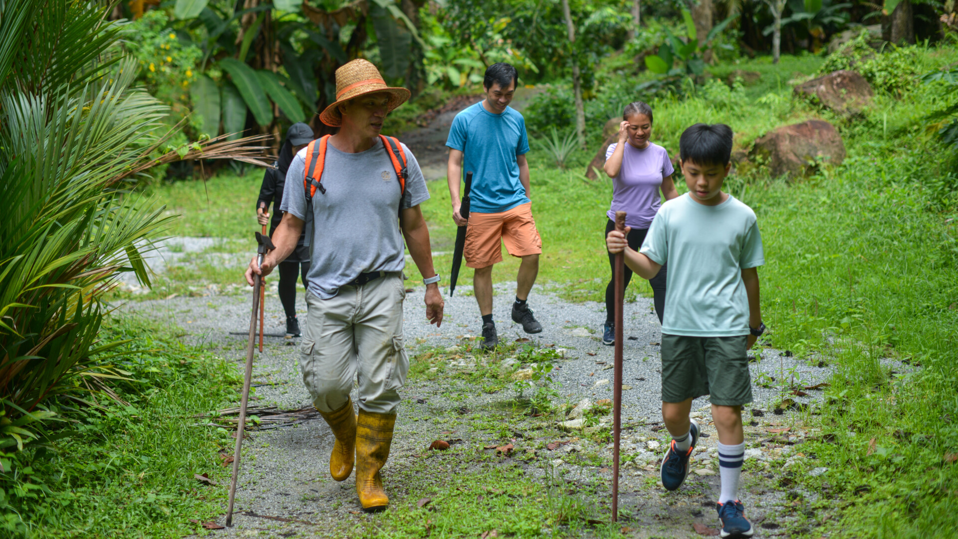 Immerse in lush greenery while hiking from Air Itam Dam to Green Acres farm. Discover local flora soak in natural springs and enjoy the beauty of Penang's landscapes.