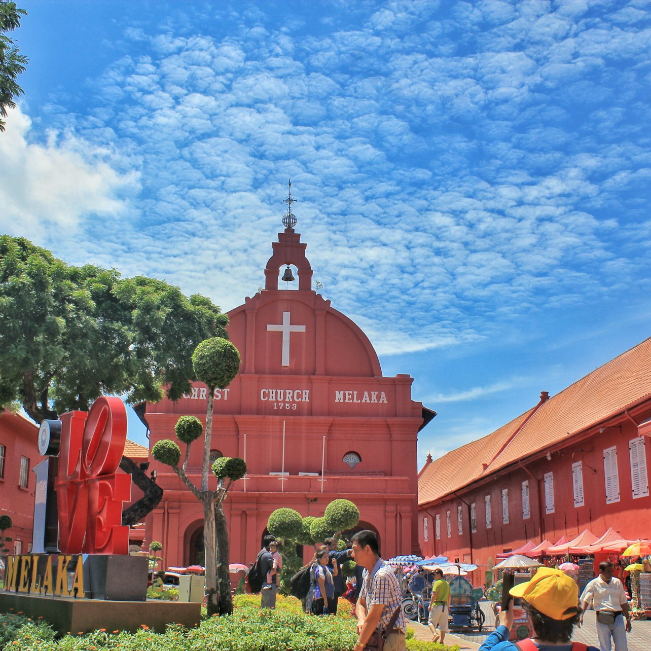 Explore the historic charm of Malacca with its stunning red buildings and rich cultural heritage. Experience local flavors during lunch and stroll through captivating streets of history and tradition.