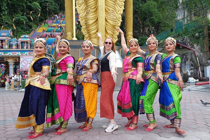 Energetic atmosphere at the holy site of Batu Caves