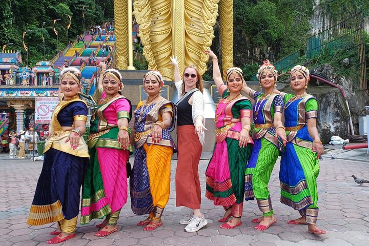 Energetic atmosphere at the holy site of Batu Caves