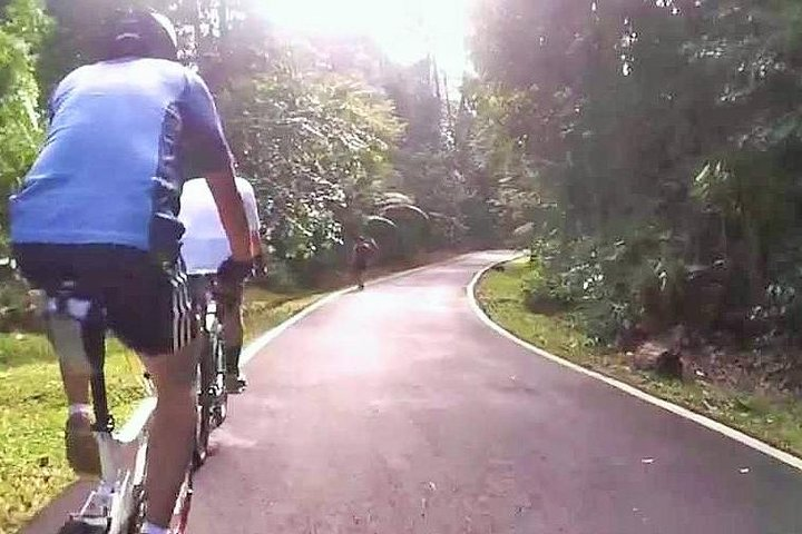 Cycling At Botanic Garden