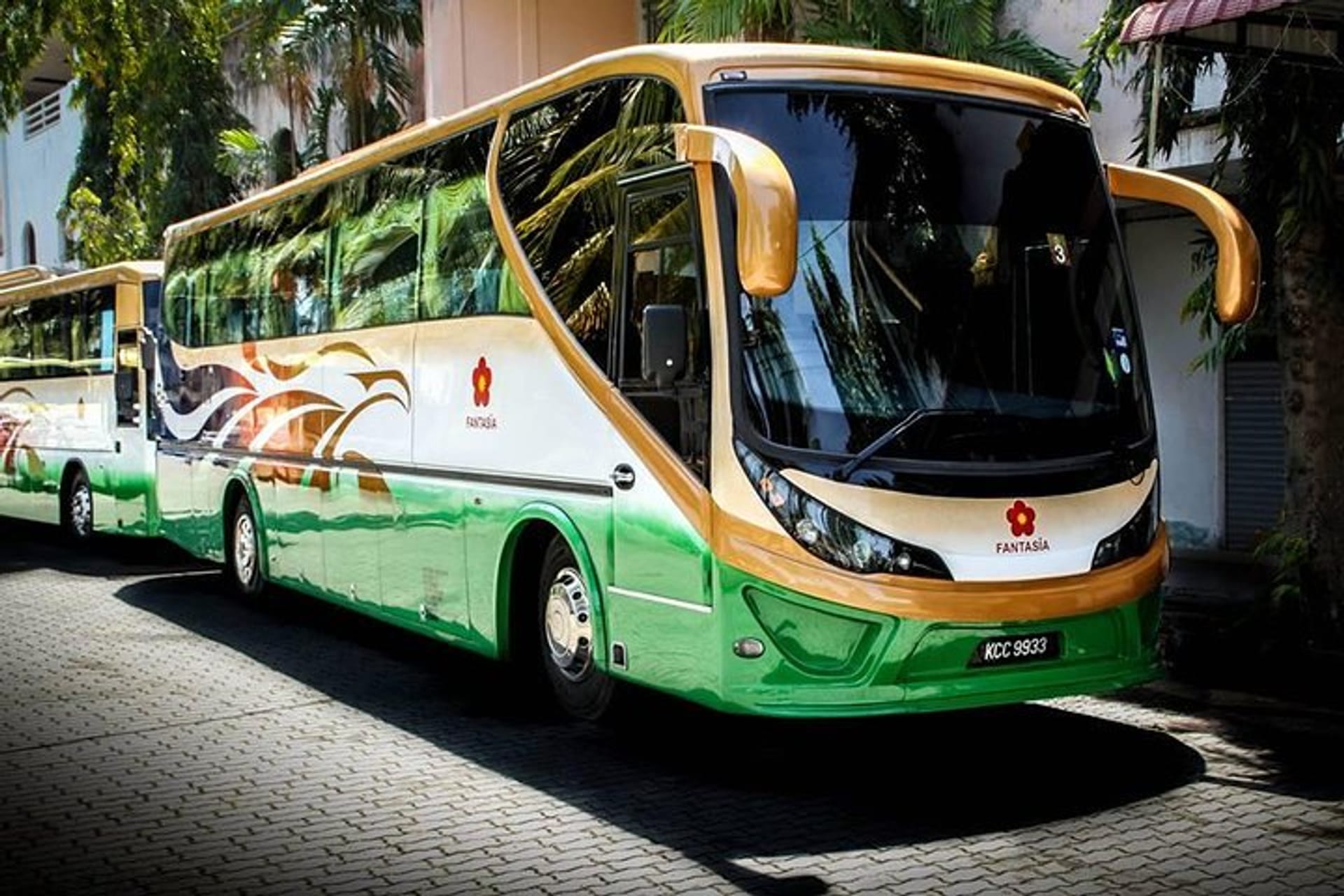 Tour coach bus in Malaysia