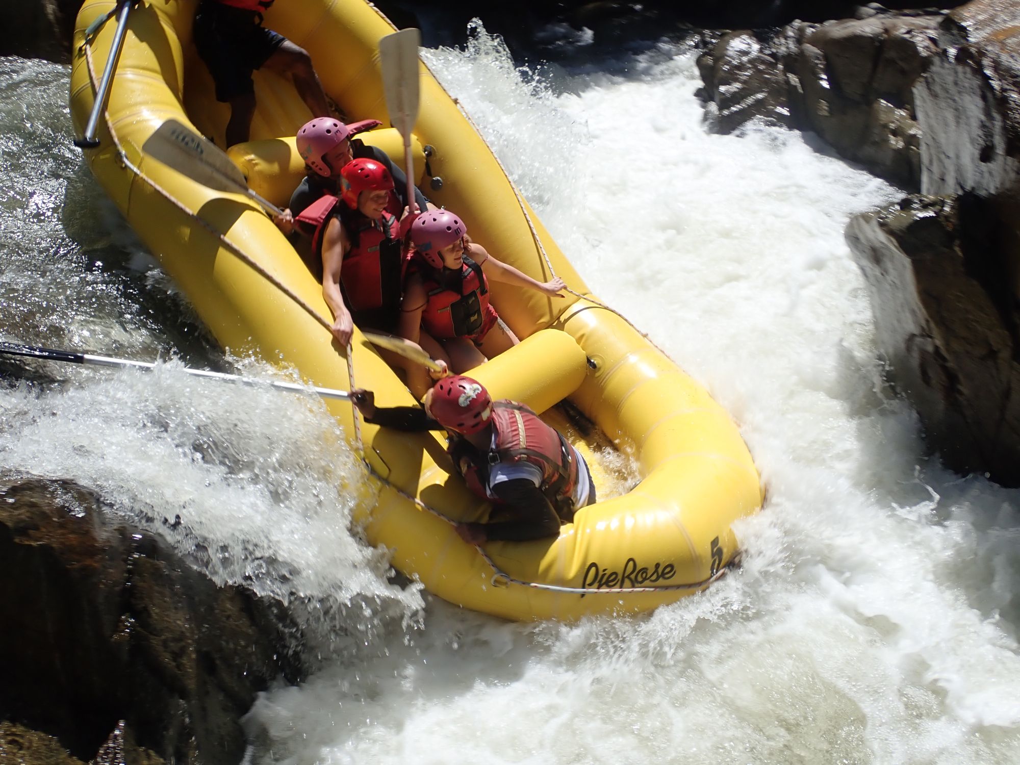 Navigate the jungle river’s twists and turns as you paddle through exhilarating rapids surrounded by stunning scenery that enhances the excitement of every splash and surge.