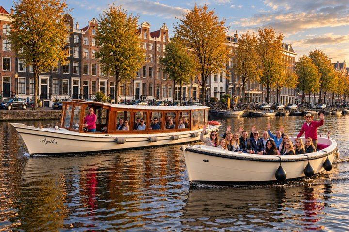 Amsterdam All-Inclusive 90-Minutes Canal Cruise by Captain Jack - Photo 1 of 14