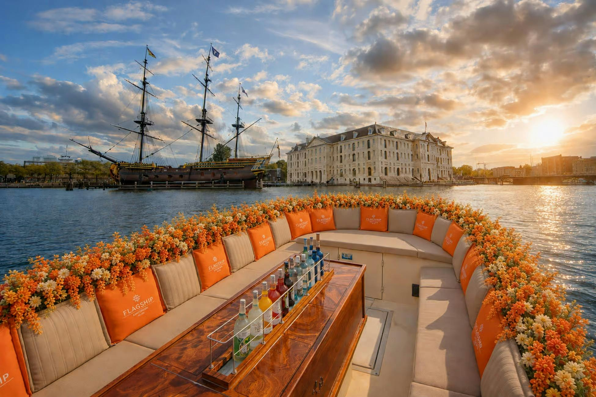 Amsterdam: Booze Cruise with Unlimited Drinks from Central Station - Photo 1 of 8