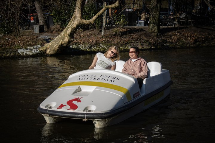 Amsterdam Independent Sightseeing by Pedal Boat - Photo 1 of 7