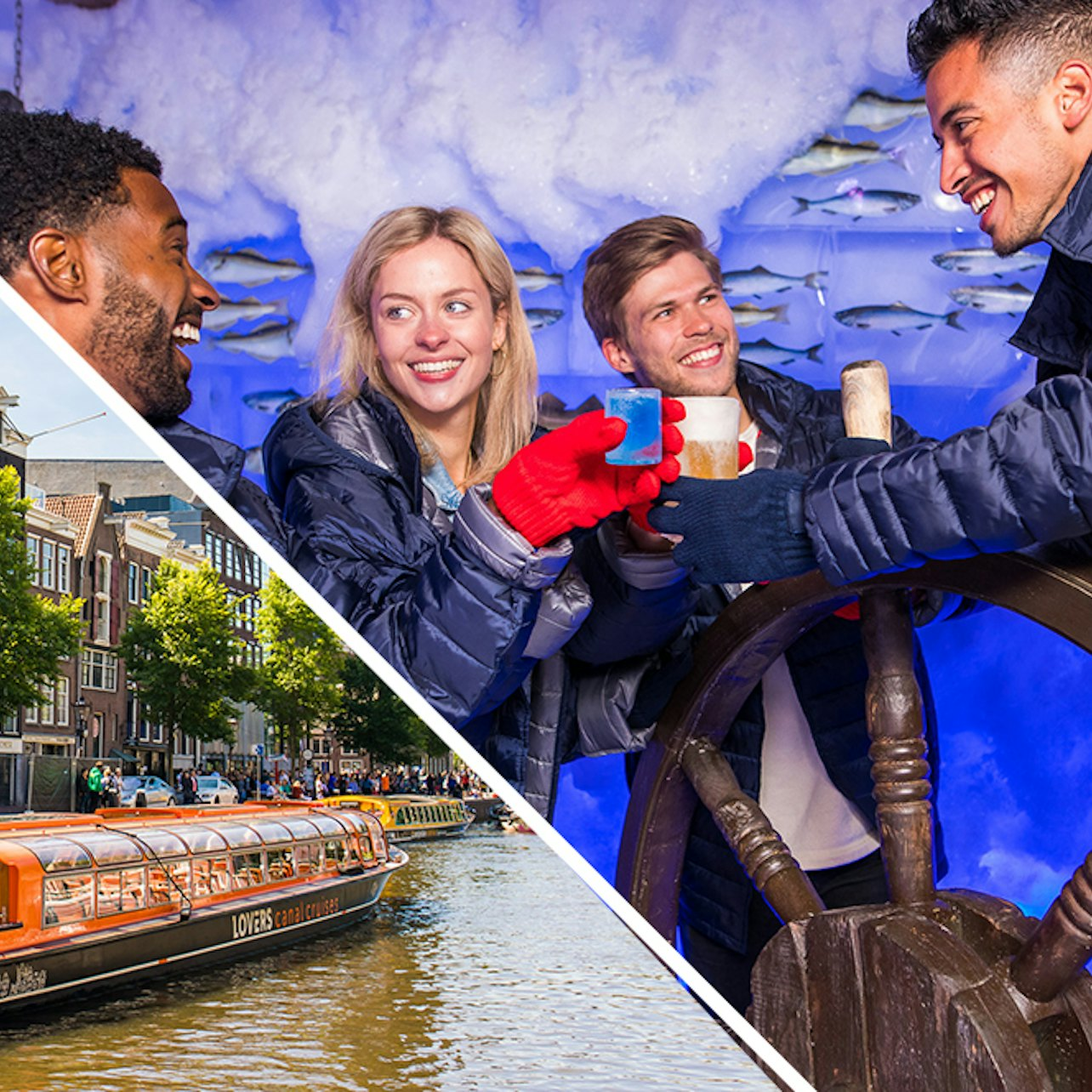 Amsterdam: Canal Cruise & XtraCold Icebar - Photo 1 of 12