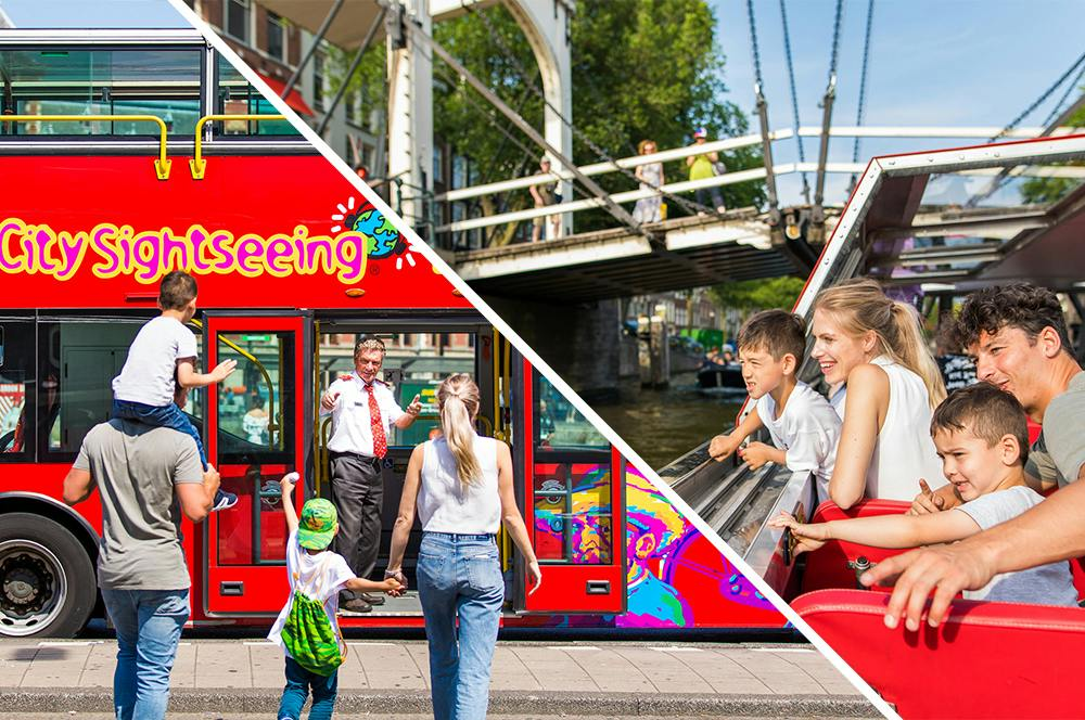 City Sightseeing Amsterdam: Hop-on Hop-off Bus + Boat Tour - Photo 1 of 6