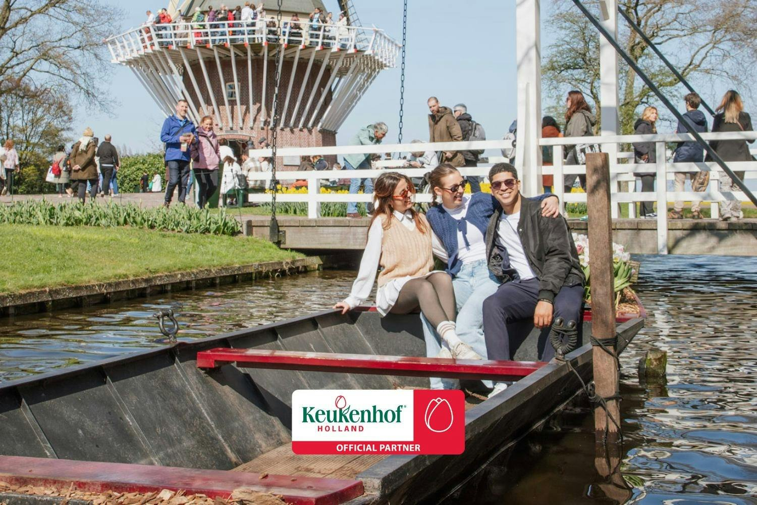 Keukenhof: Bus Tour + Canal Cruise + Audio Guide - Photo 1 of 5